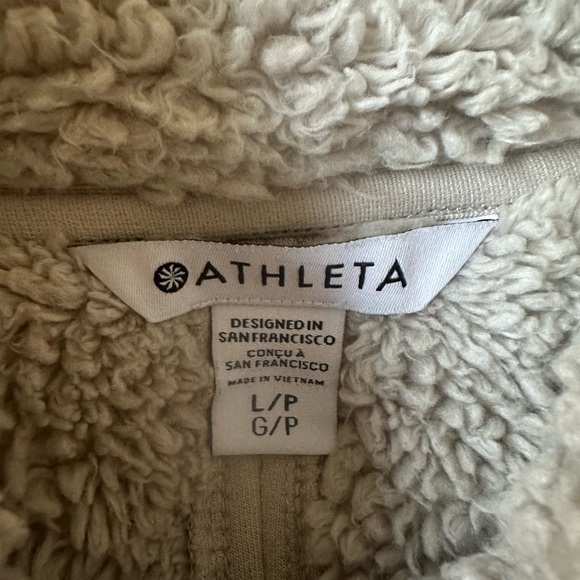 Athleta Westbound Sherpa Jacket Women's Large Petite - Picture 4 of 7